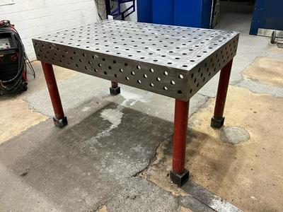 Overview picture of welding table